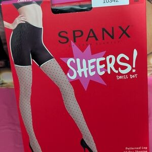 Spanx Sheers Swiss Dot Tights